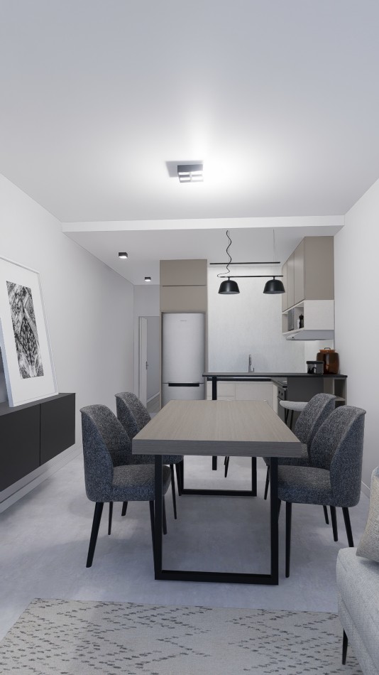 Departamento a estrenar de tres ambientes en venta en Palomar